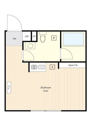 HW.HILLS(新大橋)の物件間取画像